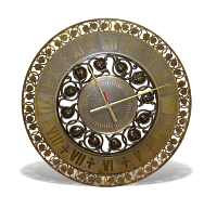 Именные часы из бронзы